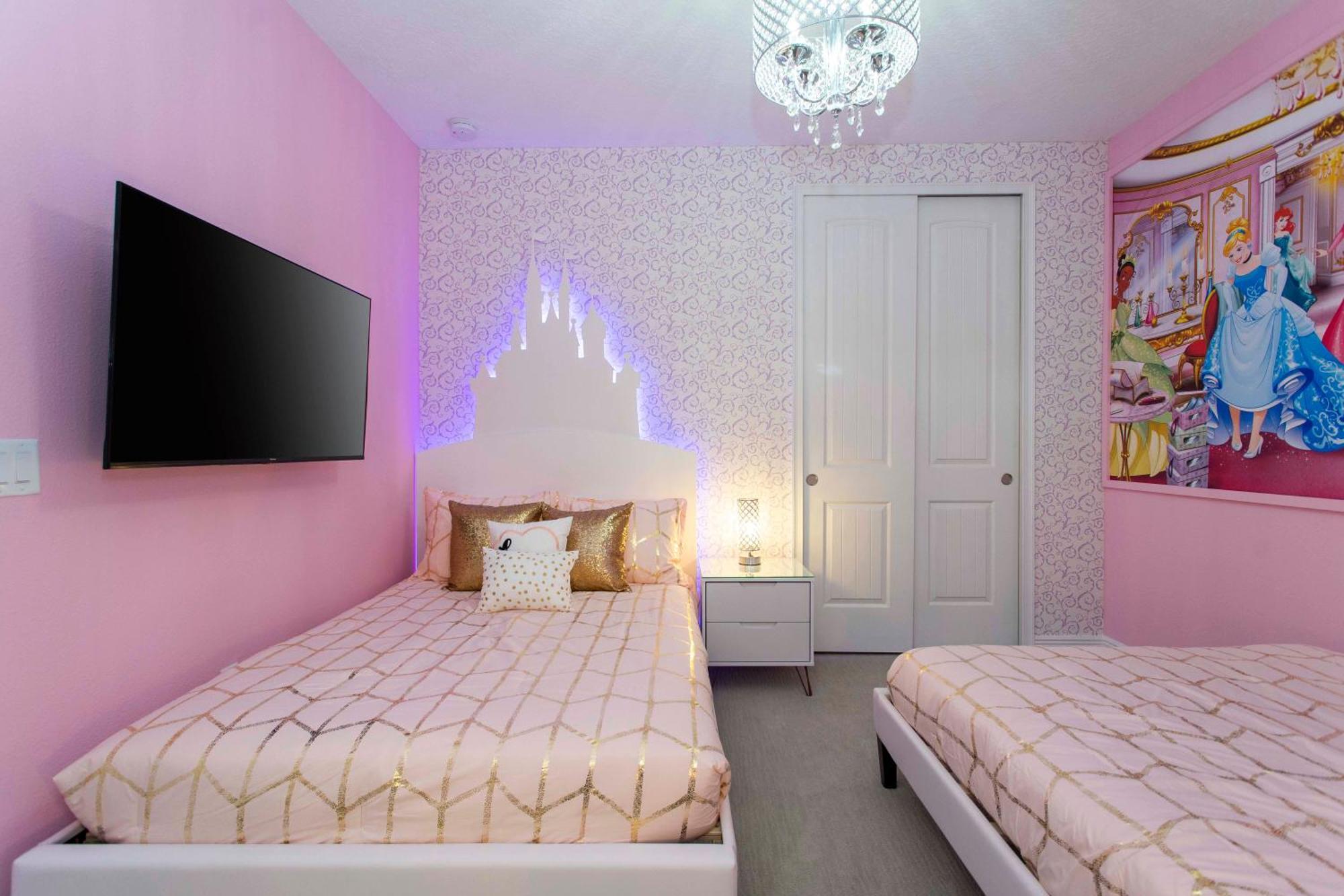 Beautiful Themed Single Home With Private Pool And Game Room Ec0405 Orlando Luaran gambar