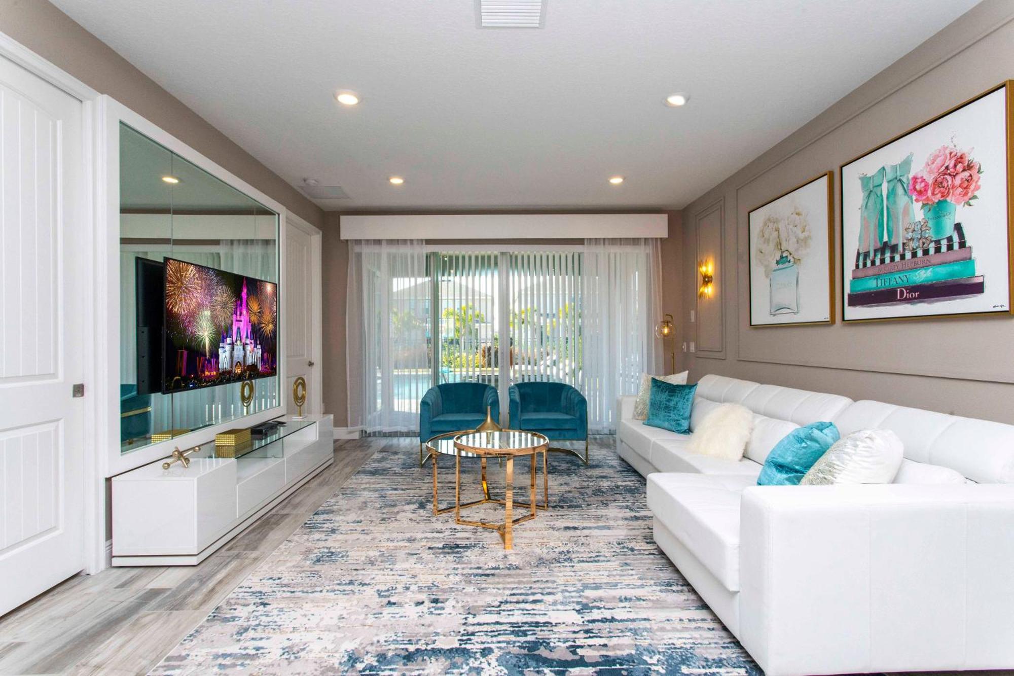 Beautiful Themed Single Home With Private Pool And Game Room Ec0405 Orlando Luaran gambar